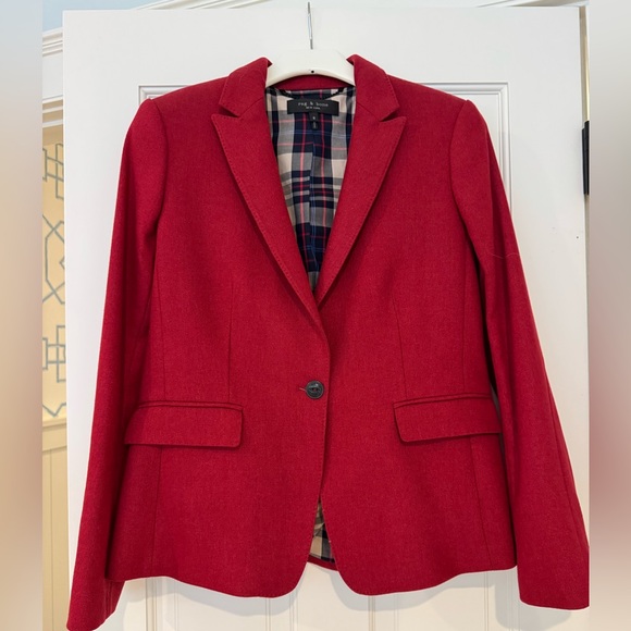rag & bone Jackets & Blazers - Rag & Bone Red Blazer